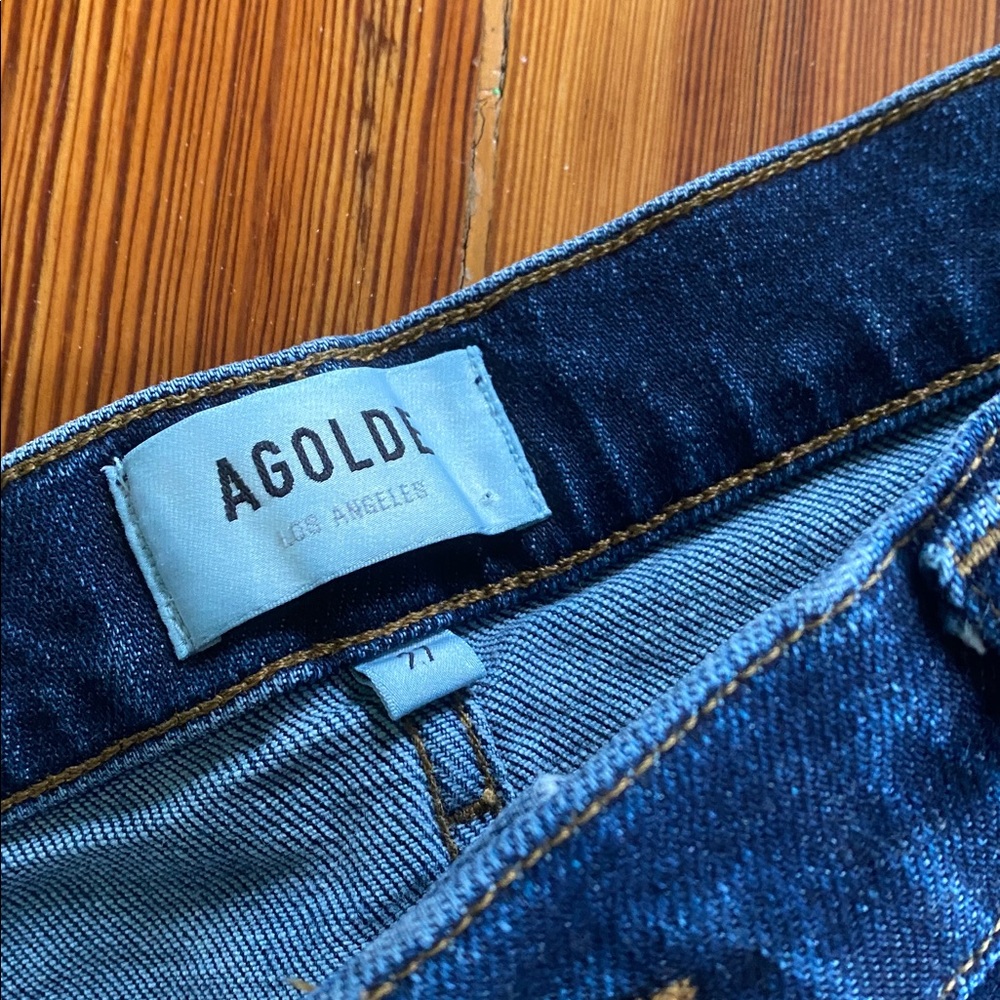 Agolde Sophie Dark Blue Skinny ankle Jeans 27 - Picture 2 of 4